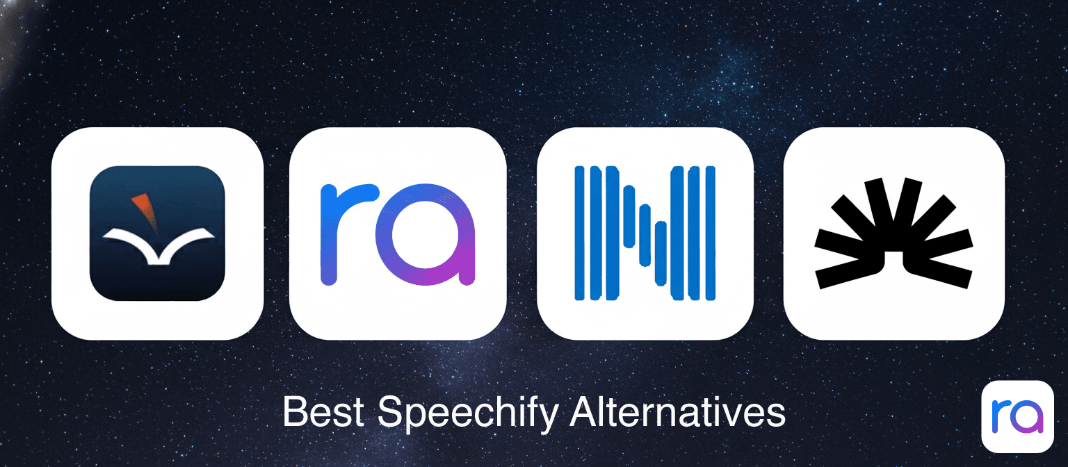 Comparison of text-to-speech apps and alternatives