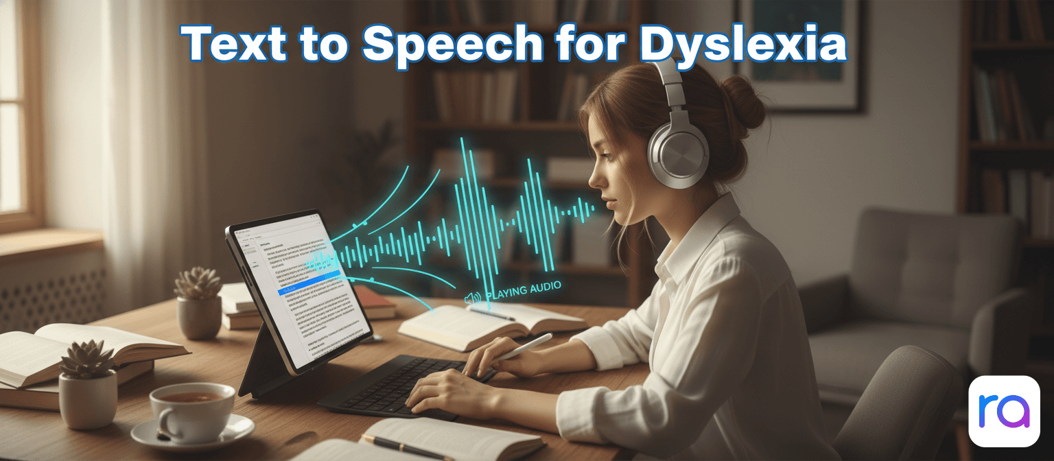 Reading support and accessibility concept